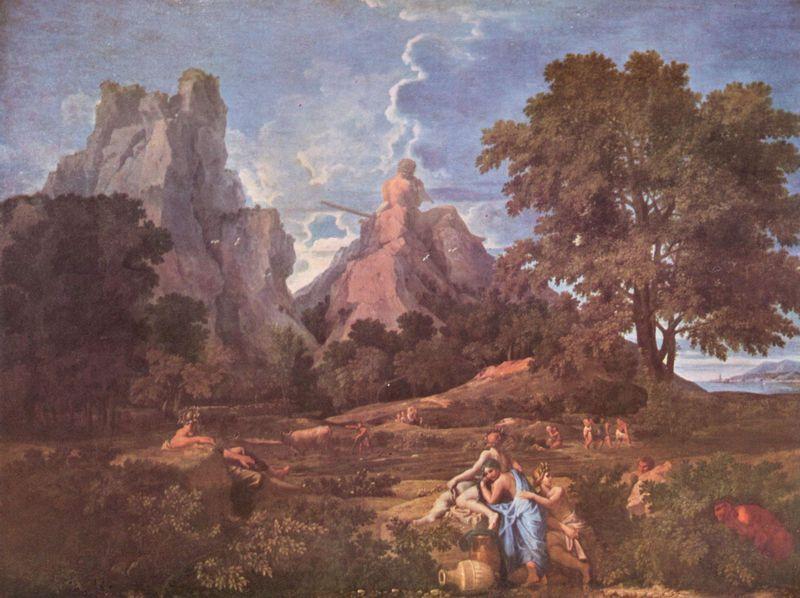Nicolas Poussin Landschaft mit Polyphem oil painting image